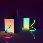 Spiral Glow LED Touch Table Lamp