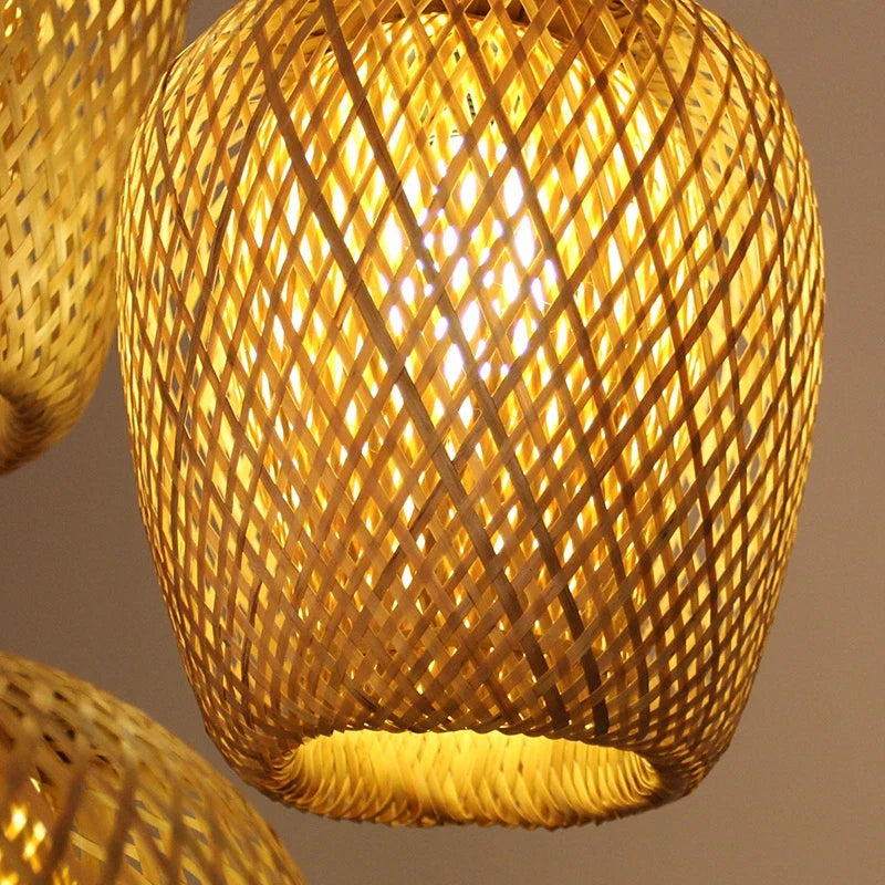 Rattan Pendant Light for Living Room