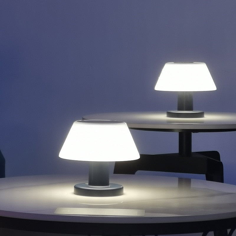 Portable Table Lamp for Outdoor and Indoor Use