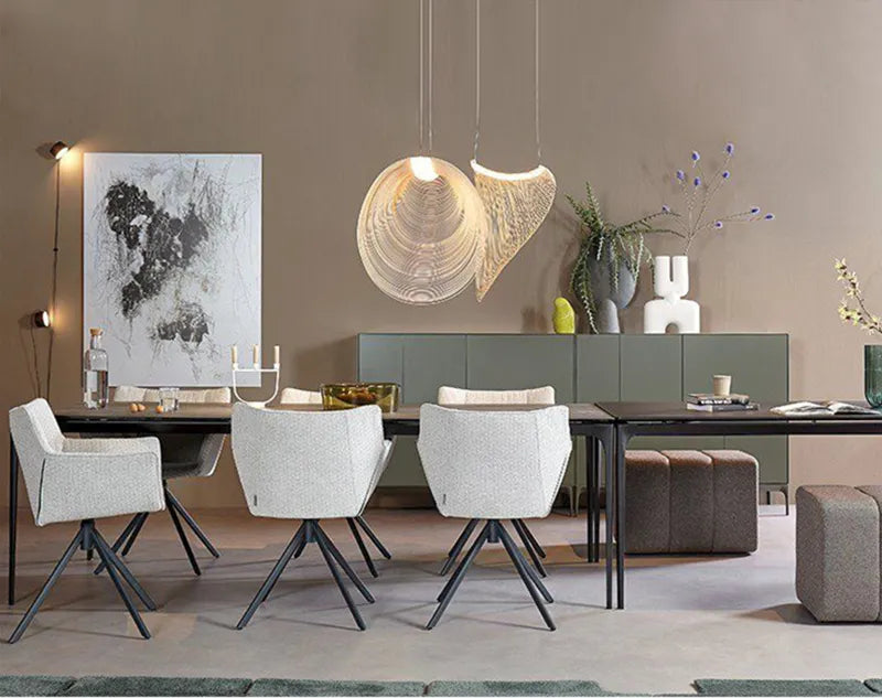 Wabi-Sabi Wooden Pendant Light for Living Room