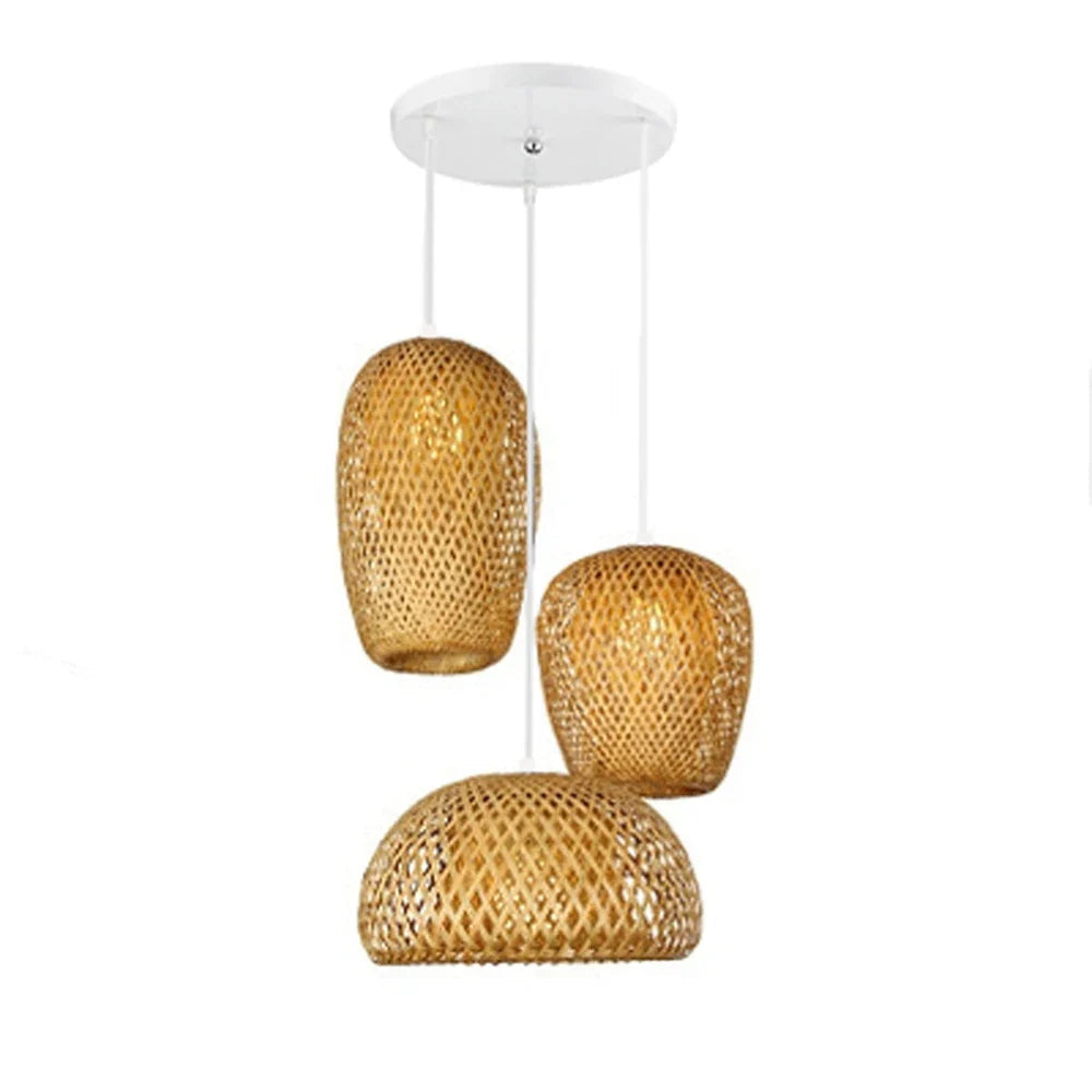 Rattan Pendant Light for Living Room