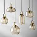 Modern Nordic Glass Pendant Light – Industrial Loft Hanging Lamp Fixture for Kitchen, Restaurant & Home Decor