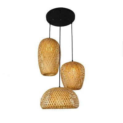 Rattan Pendant Light for Living Room