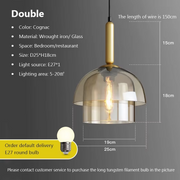 Glass Pendant Light for Kitchen and Dining Room
